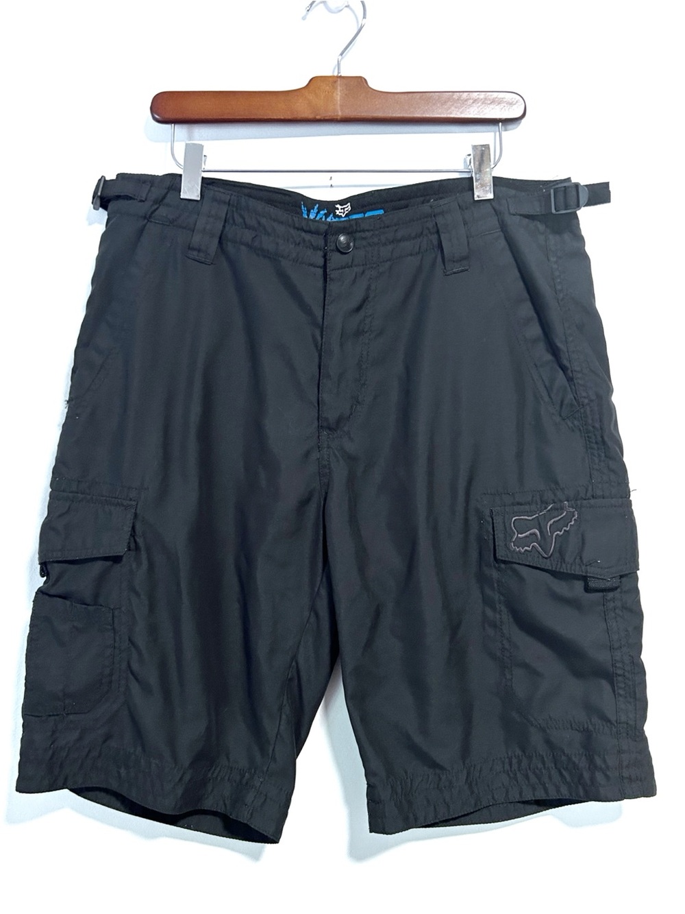 Fox Shorts Men’s 34 Black Hydro Series Board Shorts Cargo Casual